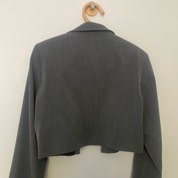 Djerf Avenue It Blazer Grey Size Small - Picture 2 of 5